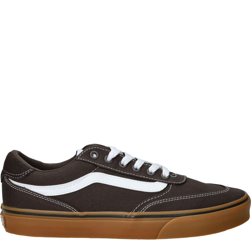 Vans Brooklyn LS Canvas Gum Sneakers Bruin Heren
