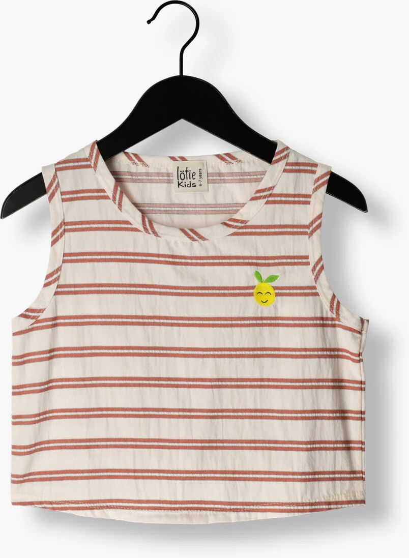 L\u00D6TIEKIDS oranje l&ouml;tiekids top crop tank top