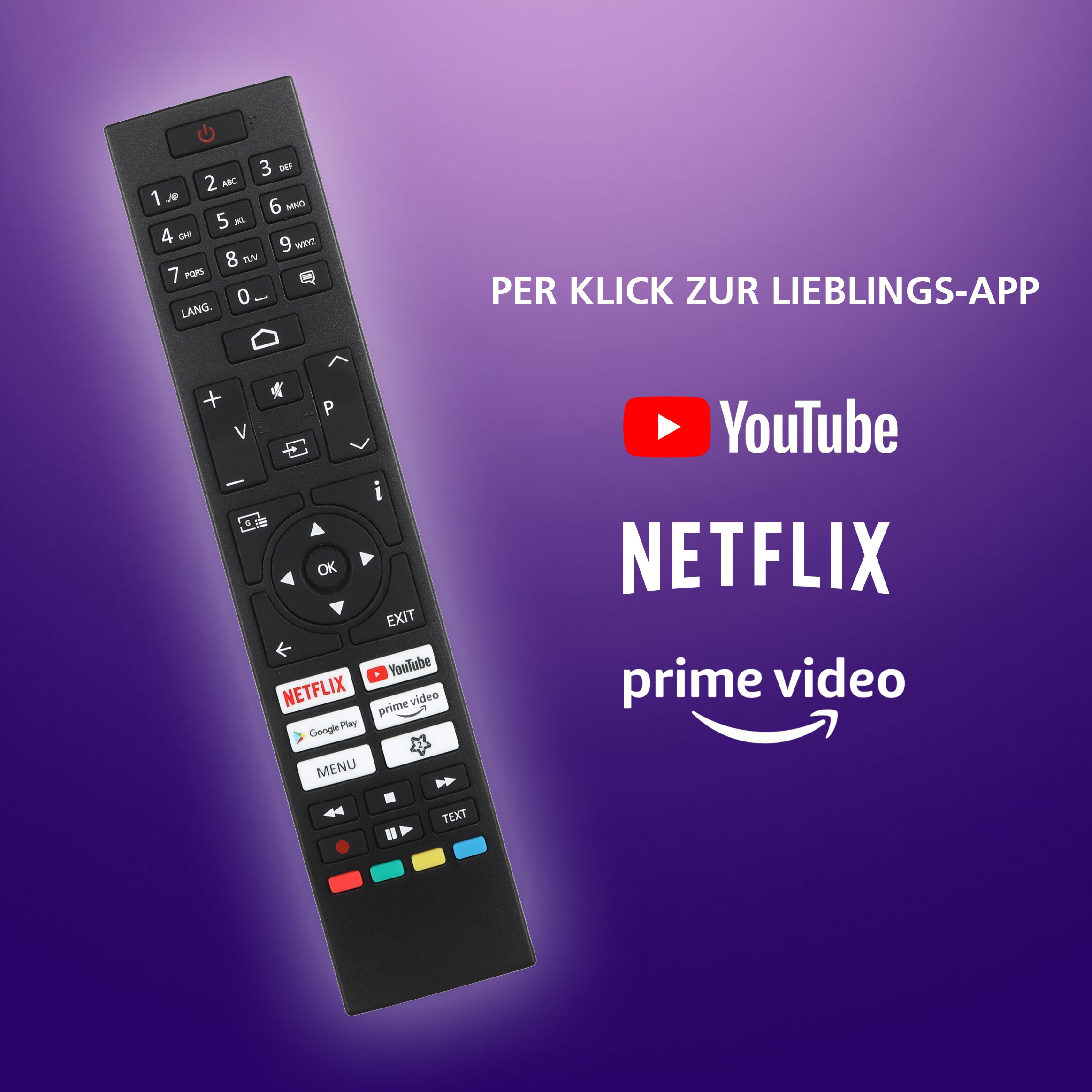 JVC LT-32VAH3355 32 Zoll Fernseher Android TV (HD-Ready Smart TV, HDR, Triple-Tuner, Google Play Store)