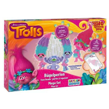 Craze Rainbow Beadys Mega Set Dreamworks Trolls