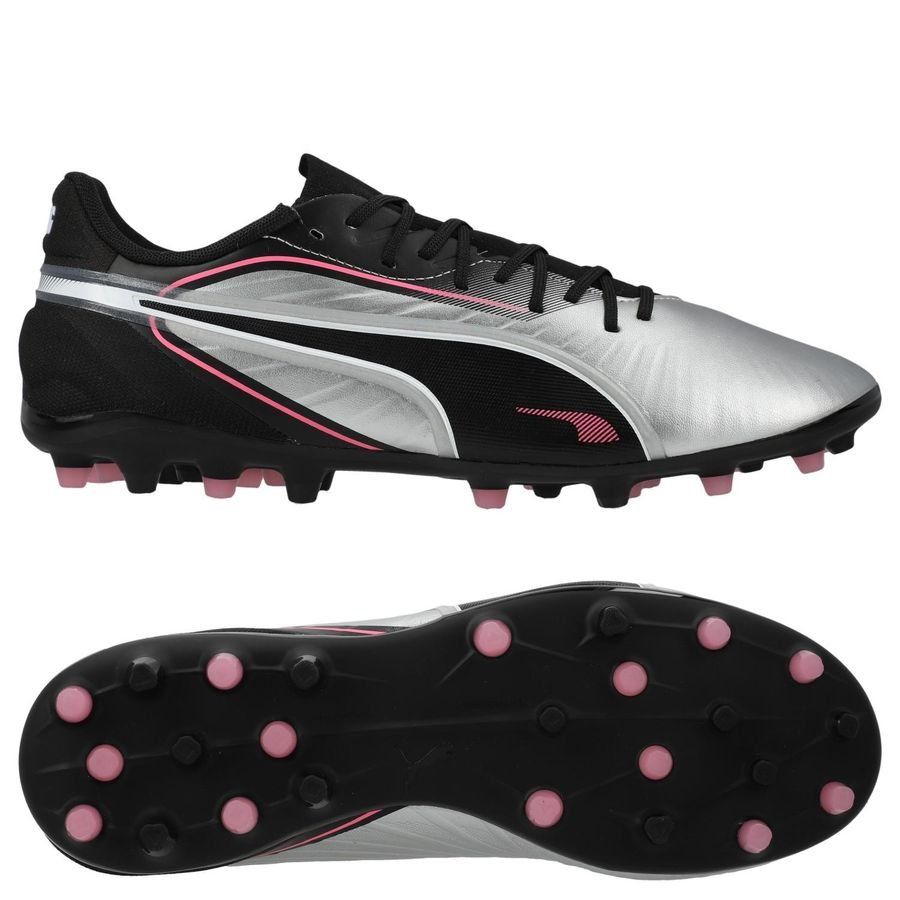 PUMA King Match MG Audacity - Argenté/Noir/Sun Struck/Blanc