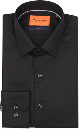 Suitable Twill Overhemd Zwart SH-SKIN-04 kopen