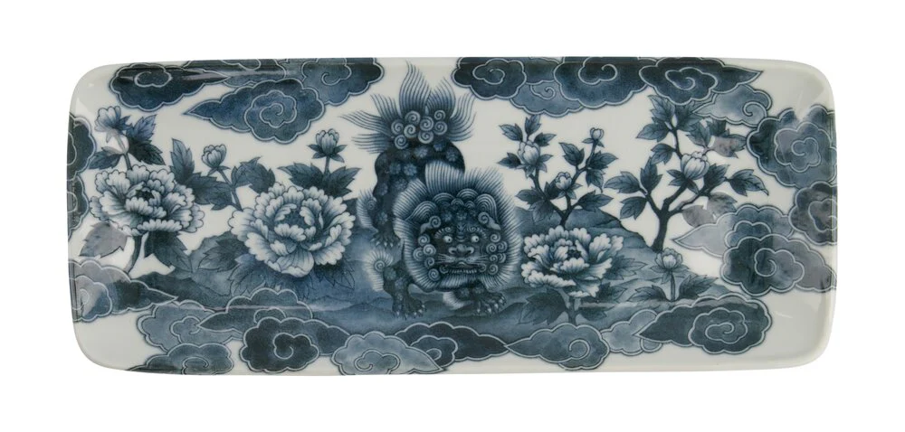 Tokyo Design Studio  Japonism Lion middagstallerken - 14x28,5 cm.