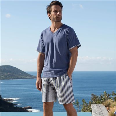 Pyjama homme à rayures - DODO HOMEWEAR®