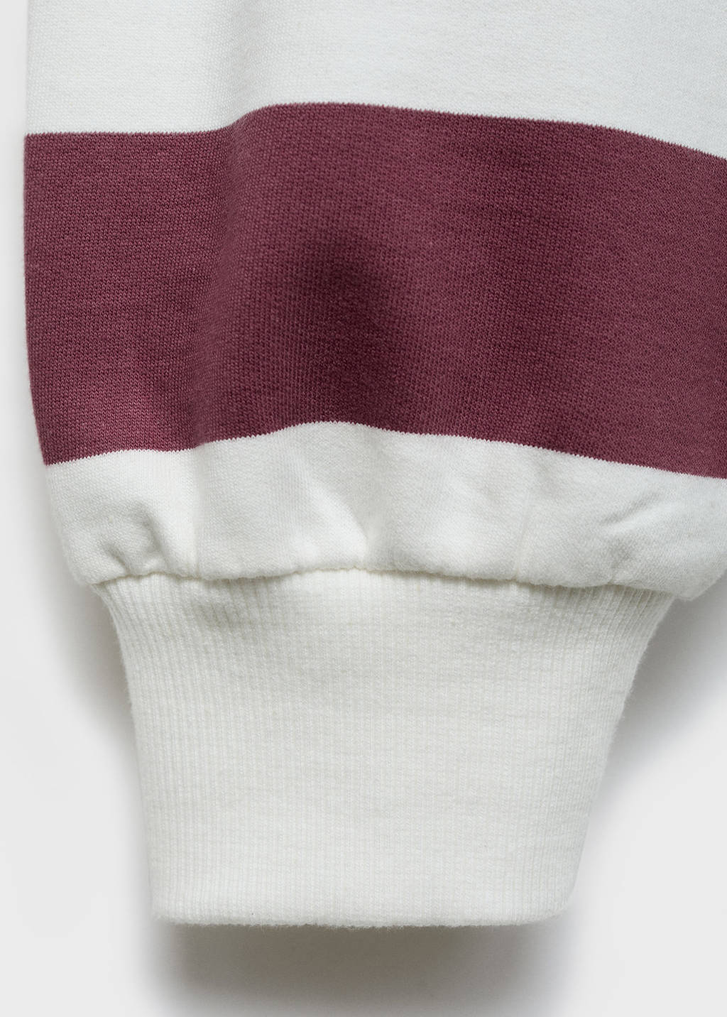 MANGO TEEN gestreepte sweater donkerrood