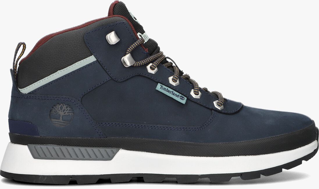 TIMBERLAND blauwe timberland hoge sneaker field trekker mid lace