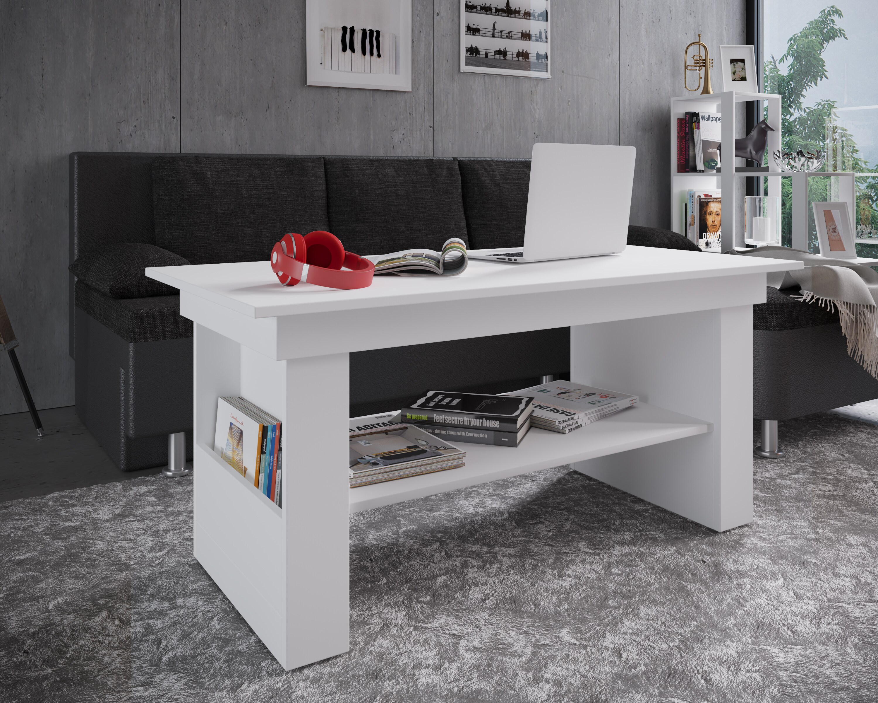 VCM Holz Beistelltisch Couchtisch Sofatisch Wohnzimmertisch Kaffeetisch Kobila