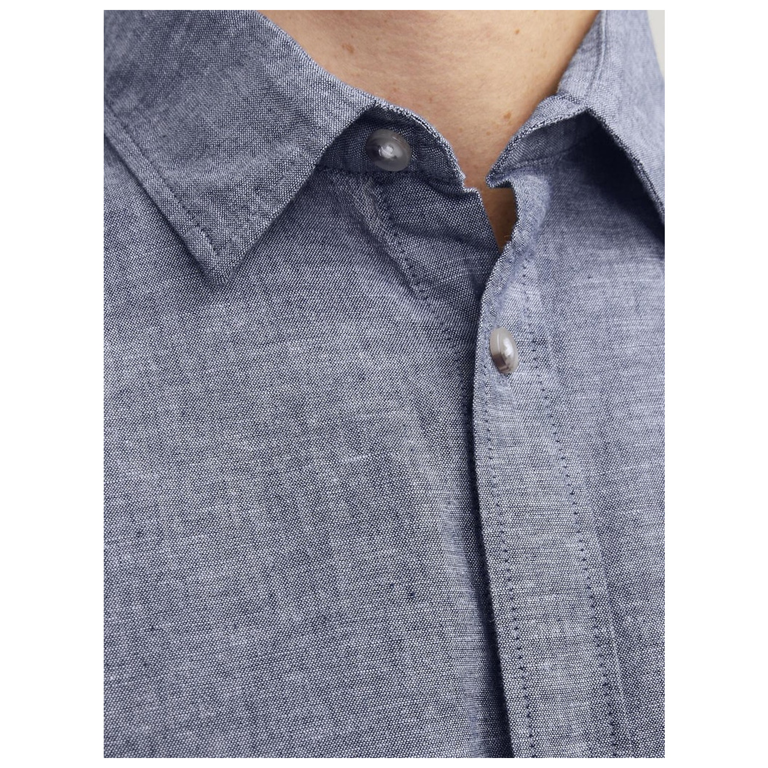 Jack & Jones JJESUMMER LINEN BLEND SHIRT SS