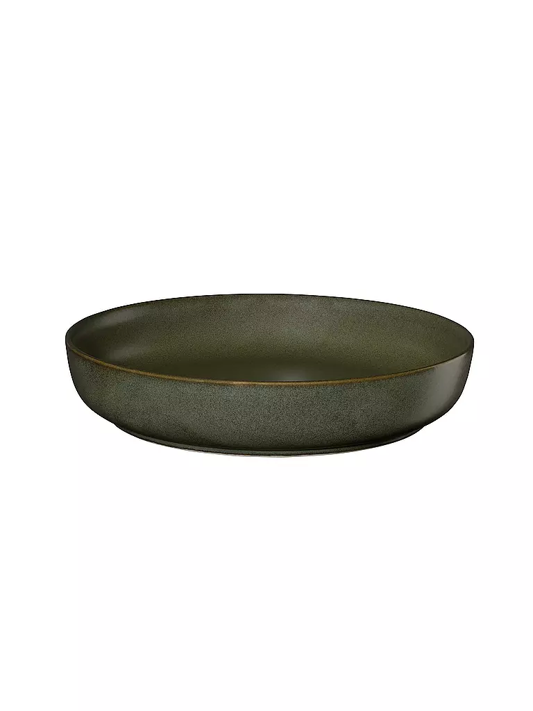ASA SELECTION Gourmet- / Suppenteller Coppa 22cm Nori dunkelgrün