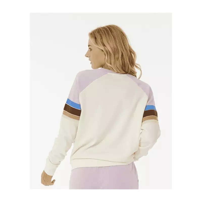 Sweat femme RIPCURL Surf Revival Raglan Crew Lilac