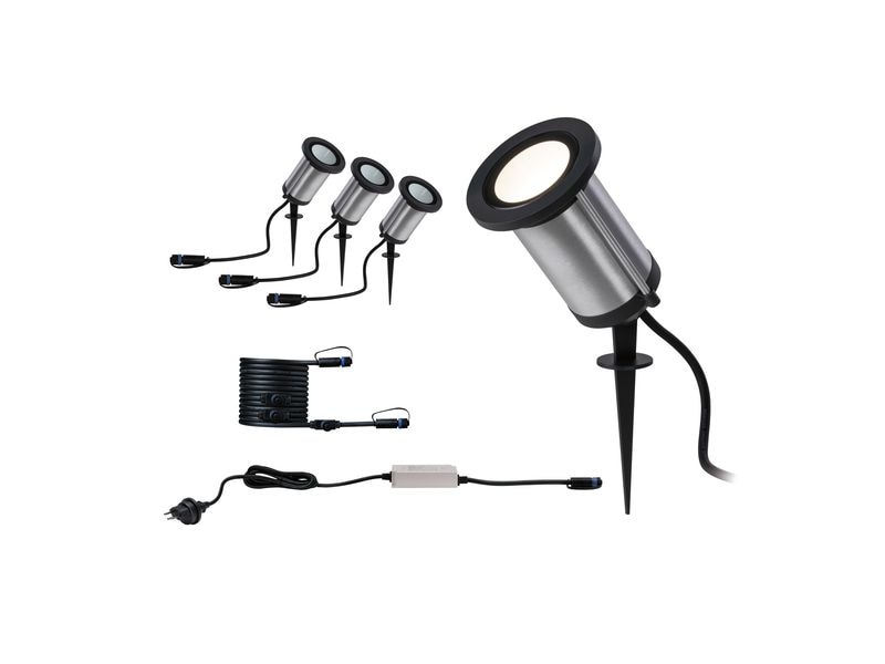 Paulmann Gartenspot Plug & Shine Classic 32° 3000 K, Basiss Spotleuchte für das Plug & Shine System