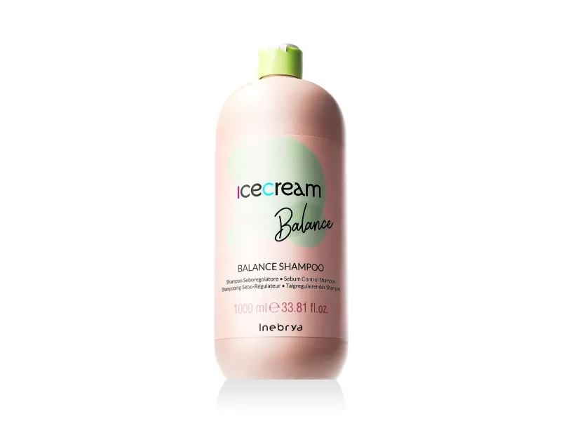 INEBRYA_Ice Cream Balance shampoo til fedtet hår 1000 ml