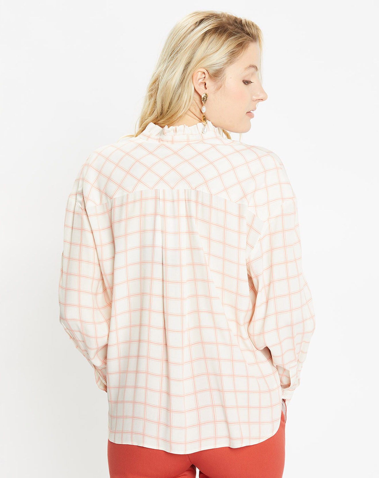 Jodhpur Chemise ample Polly à carreaux multicolore