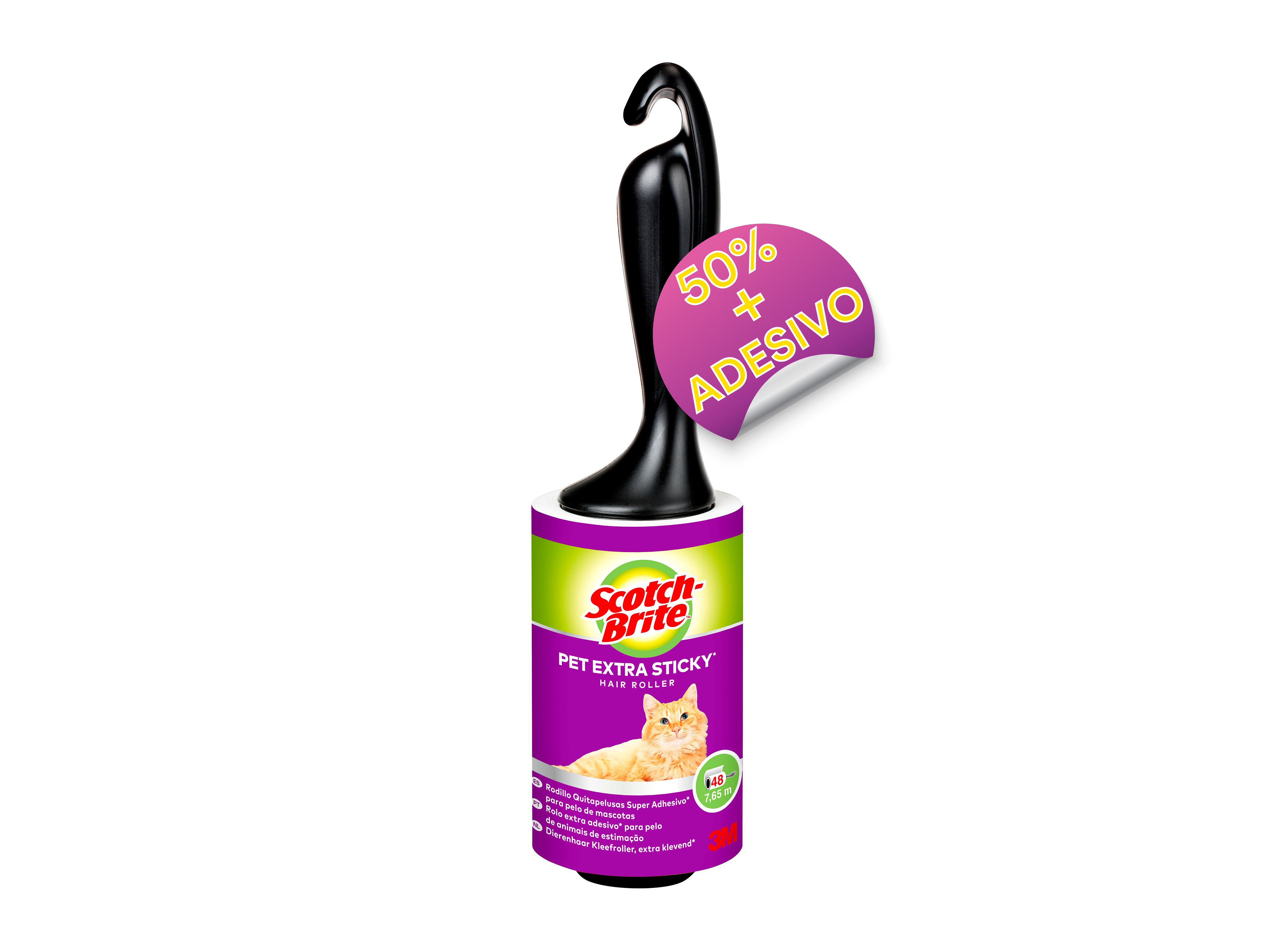 REMOVEDOR DE PELOS SCOTCH-BRITE PET SUPER ADESIVO