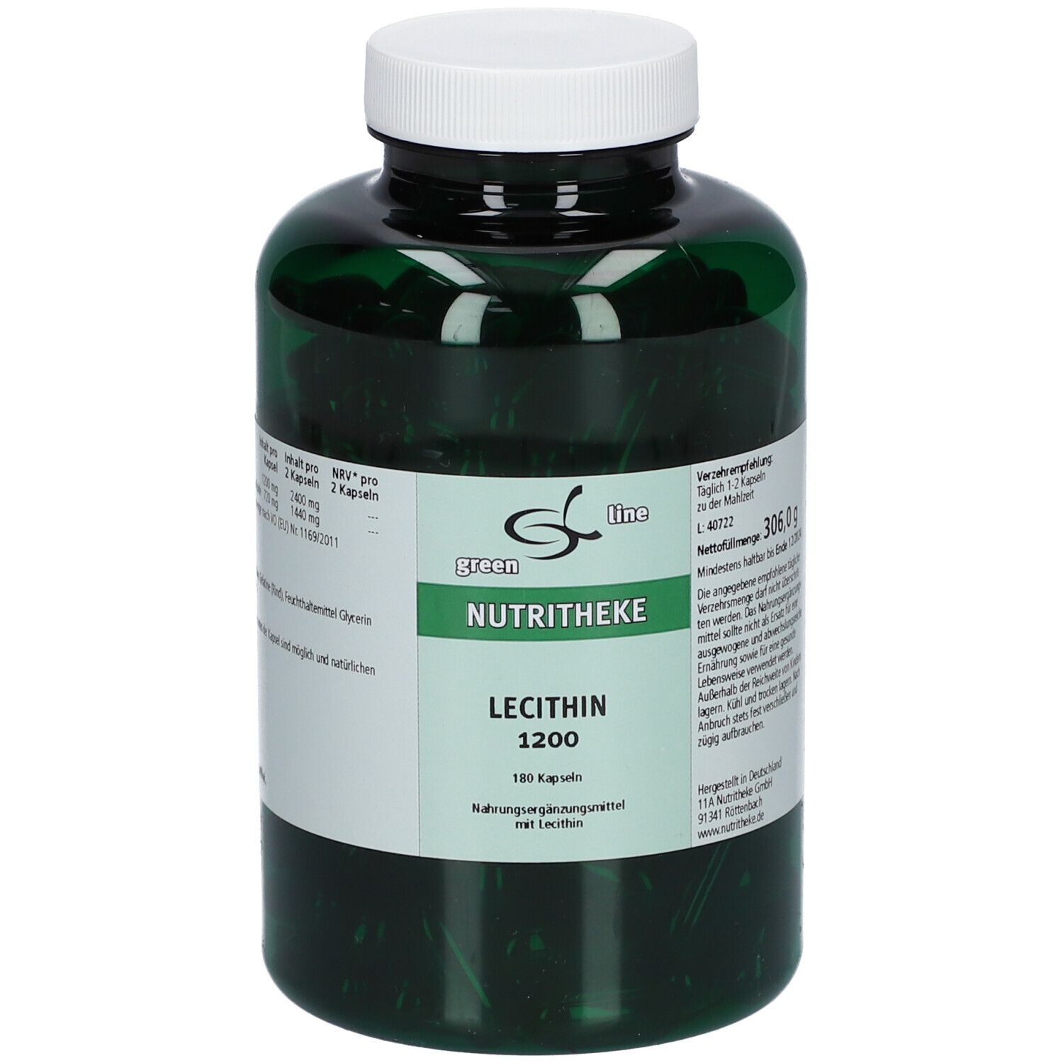 green line NUTRITHEKE Lecithin 1202