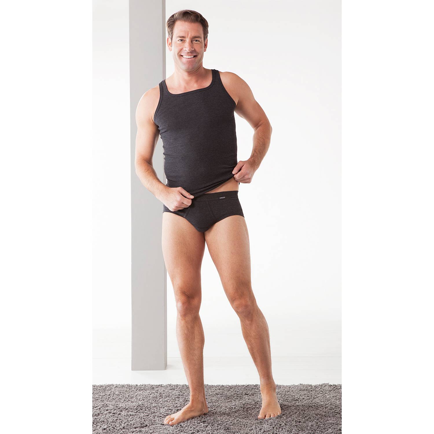 Ammann Feinripp Herren-Slip