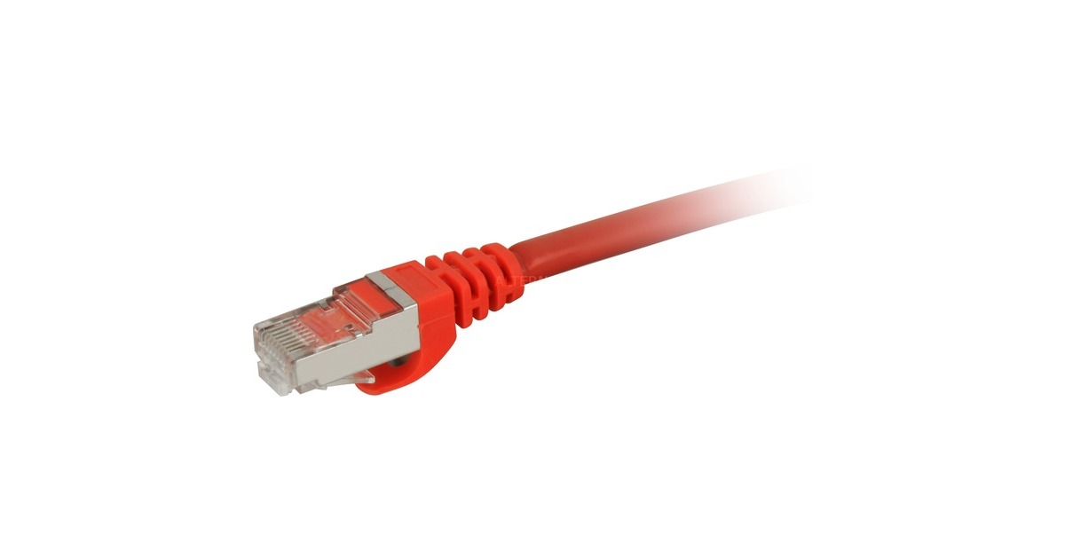 SharkoonPatchkabel SFTP, RJ-45 met Cat.7a  (Rood, 5 meter, Ruwe kabel)