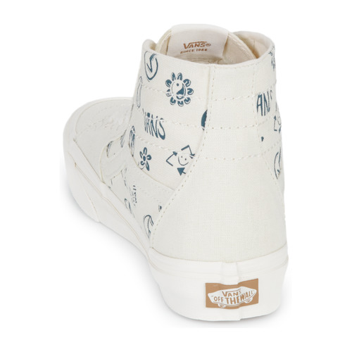 Vans - SK8-HI TAPERED - Beige / Bleu