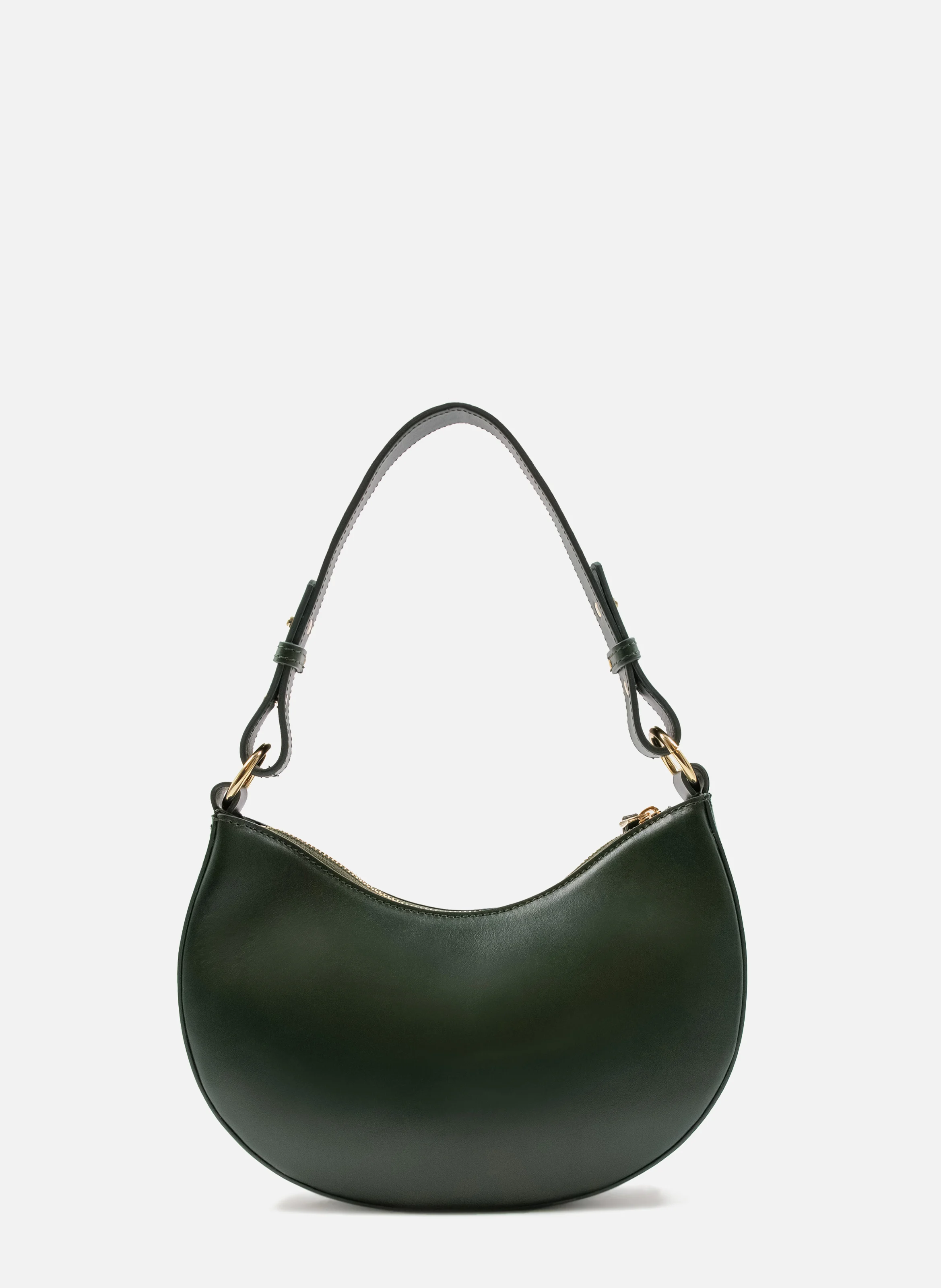 Sac hobo cuir lisse | Vert