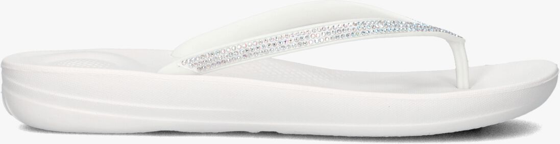 witte fitflop teenslippers iqushion sparkle