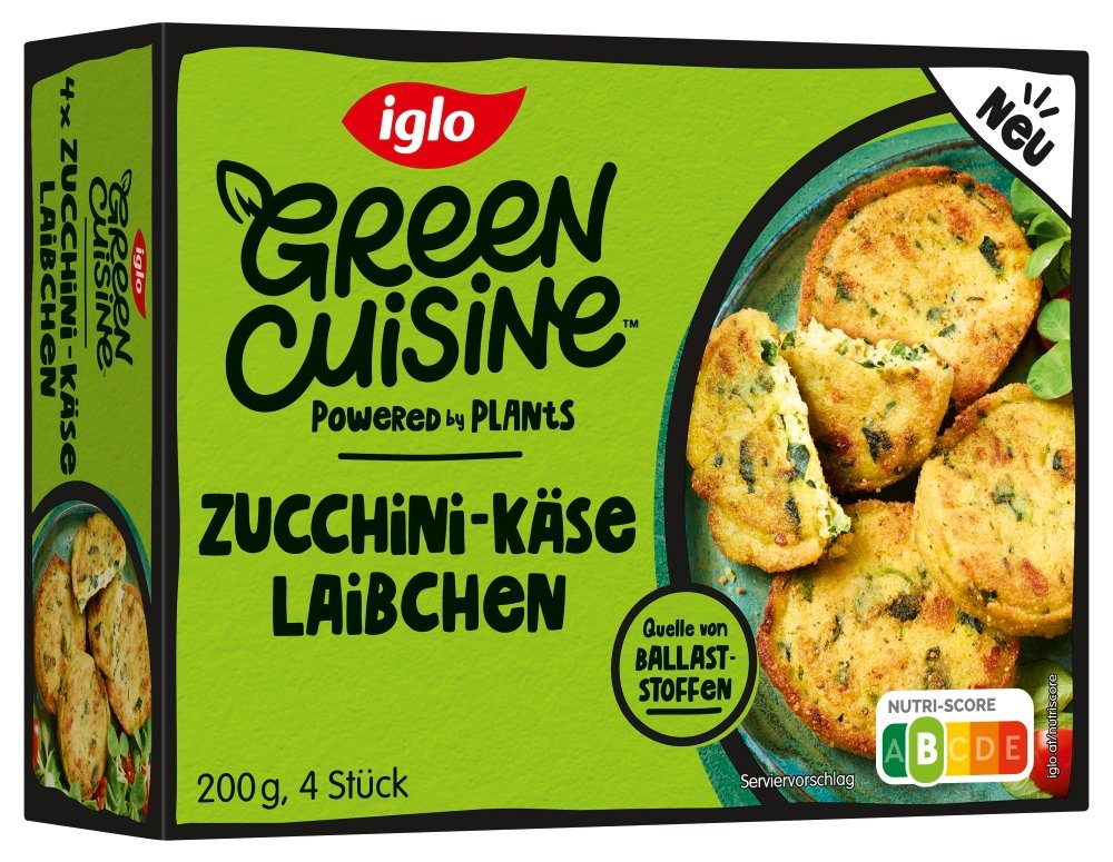 Iglo Green Cuisine Zucchini-Käselaibchen