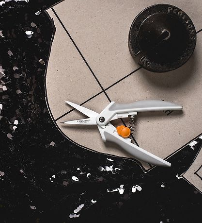 Fiskars Stoffschere - 13 cm - Grau/Orange