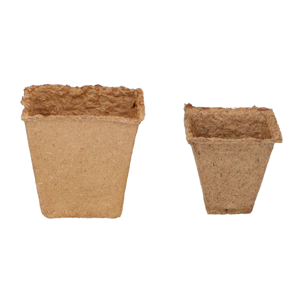SOGO Biologische Kweekpotjes Vierkant 8 cm10 stuks