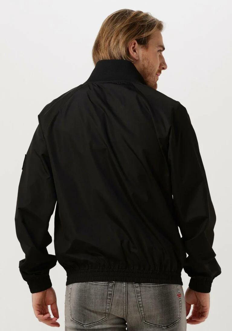 CALVIN KLEIN zwarte calvin klein jack unpadded harrington jacket