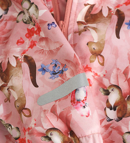 CeLaVi Softshellanzug - Peach Blossom m. Print
