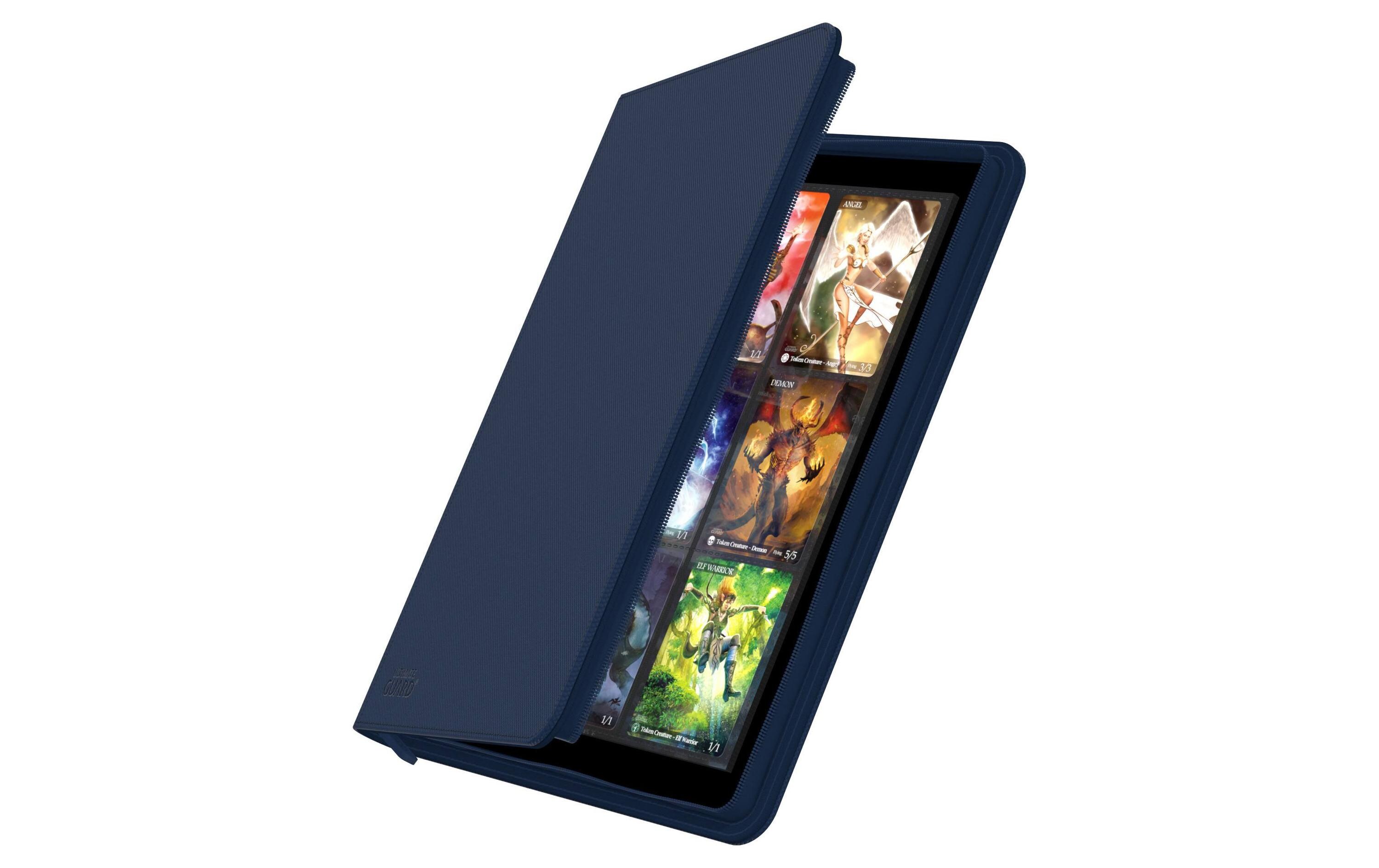 Karten-Portfolio ZipFolio Xenoskin 18-Pocket, blauHochwertige Kartenmappe