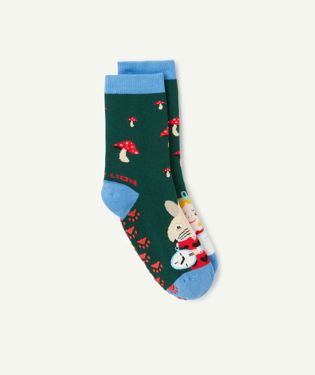 JIMMY LIONPAIRE DE CHAUSSETTES ANTIDÉRAPANTES THÈME ALICE AUX PAYS DES MERVEILLES