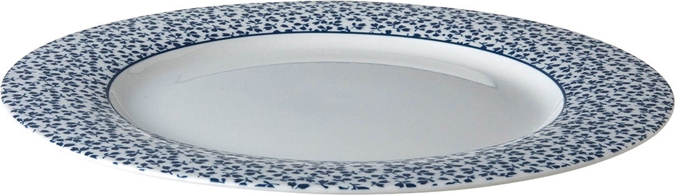 Laura Ashley bord Floris bord blauw D 23,4 H 1,7 cm
