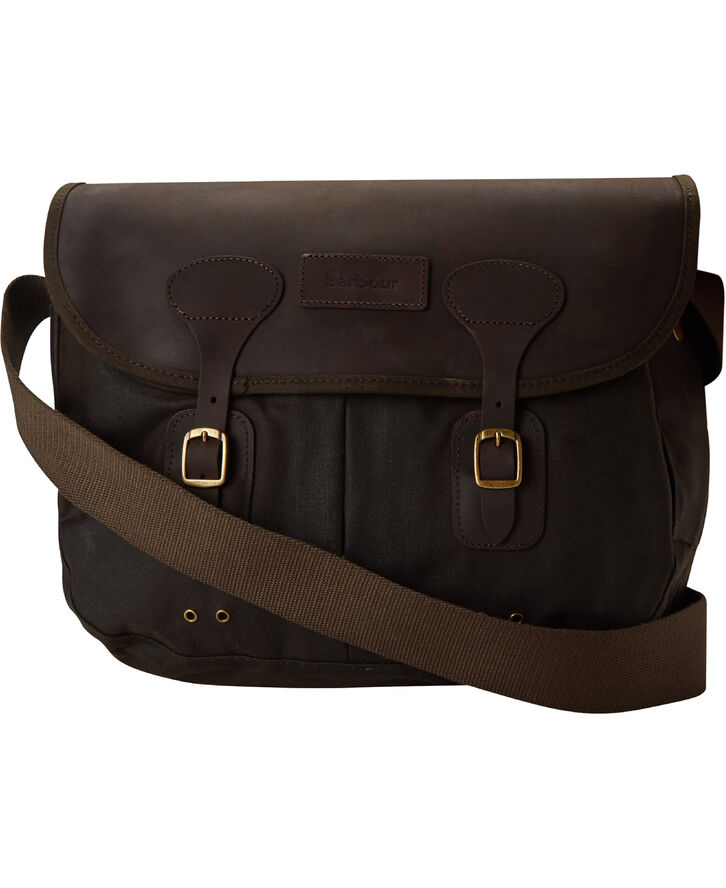 Barbour Wax Leather Tarras taske Oliven