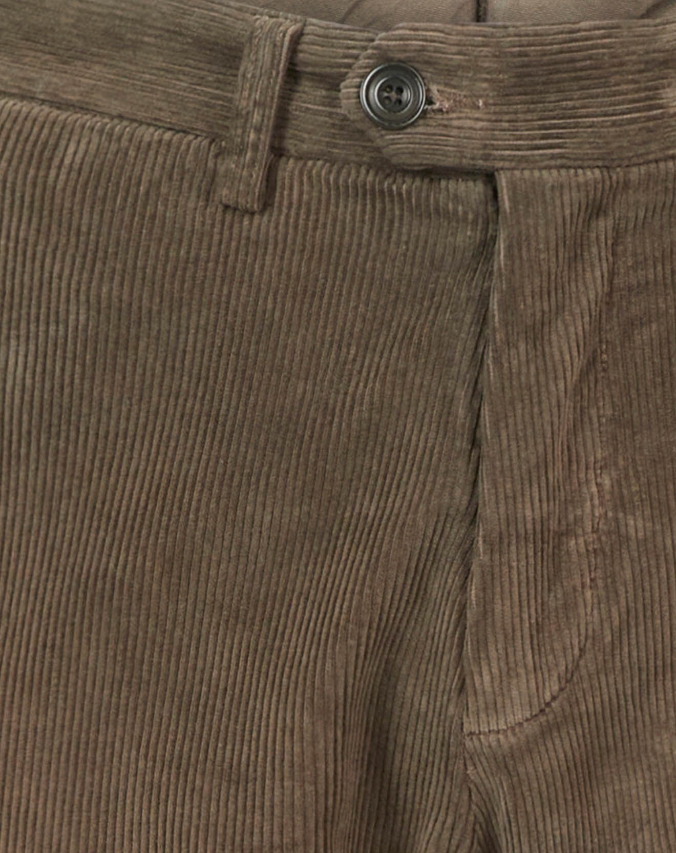 Hartford Pantalon en velours côtelé Tobby vert olive