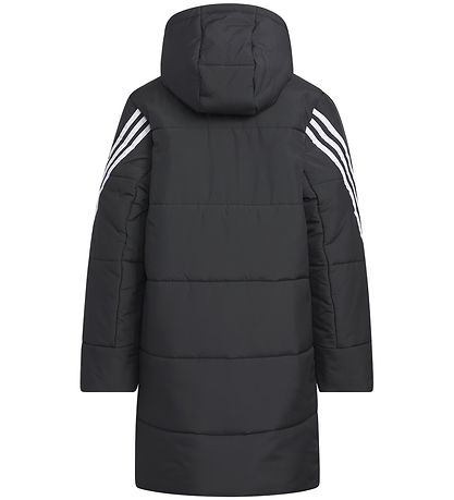 adidas Performance Steppmantel - JK 3S L PAD JKT - Schwarz