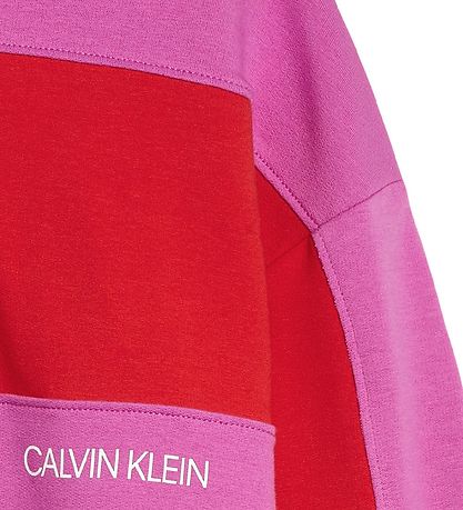 Calvin Klein H?ttetr?je - Colour Block - Lucky Pink/Red