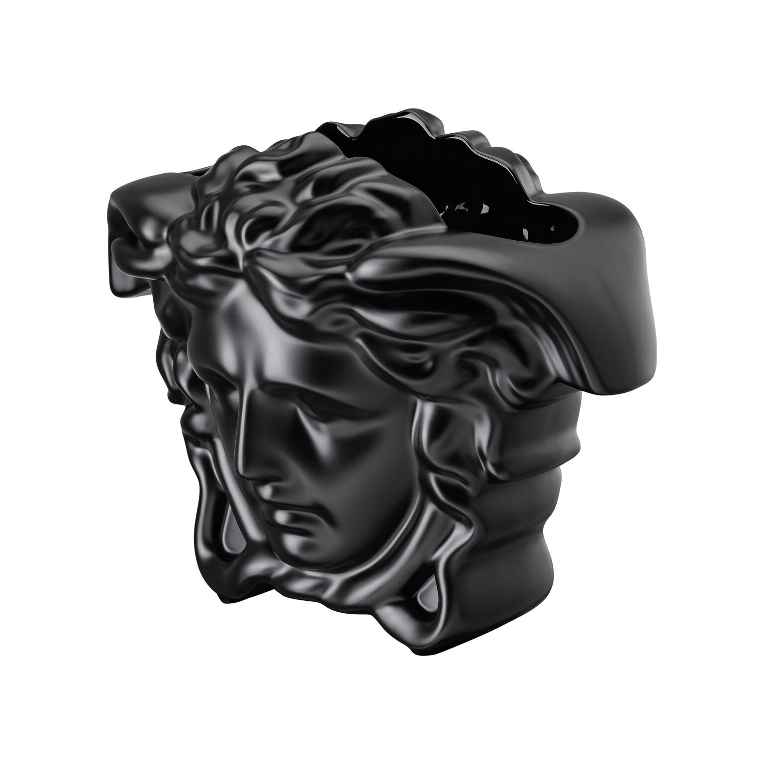 Medusa Grande Black Vase 21 cm
