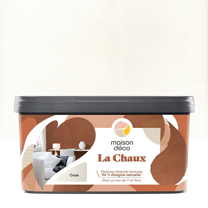Peinture à effet Maison Déco La Chaux craie 2,5L