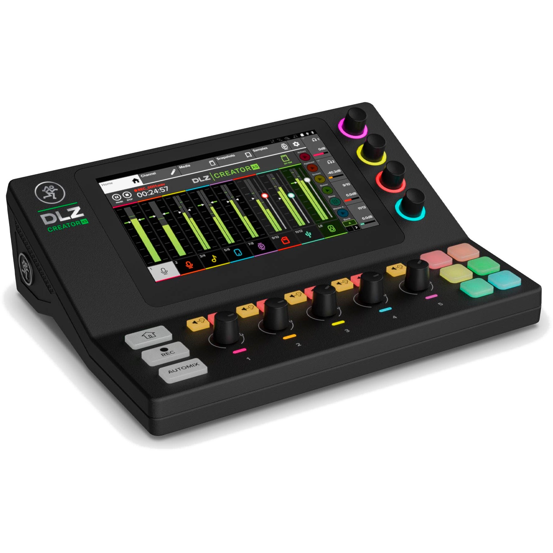 Mackie DLZ Creator XS compacte podcast- & broadcast-mixer
