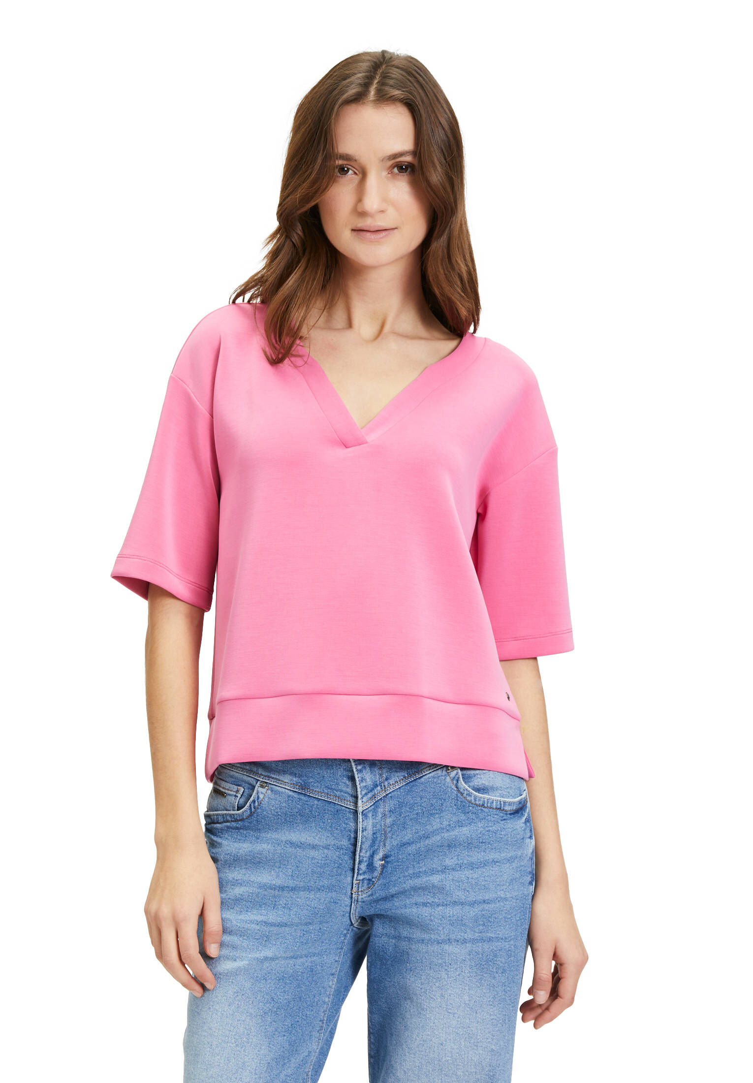 Betty & Co| Damen Sweatpullover kurzarm