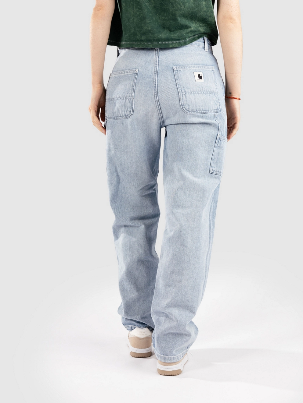 Carhartt WIP Pierce Straight Jeans light stone washed blue