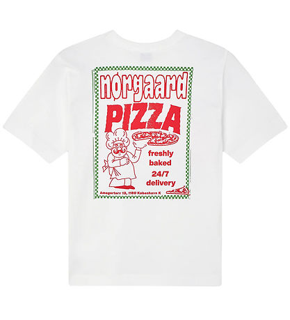 Mads N?rgaard T-shirt - Theo - Hvid