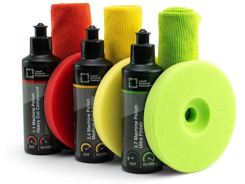 Liquid Elements Poliermaschine T3200 Set Exzenterpoliermaschine mit einem Hub von 10 mm