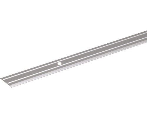 Overgangsprofiel, aluminium, zilver geanodiseerd, 25x1,8 mm, 2 m