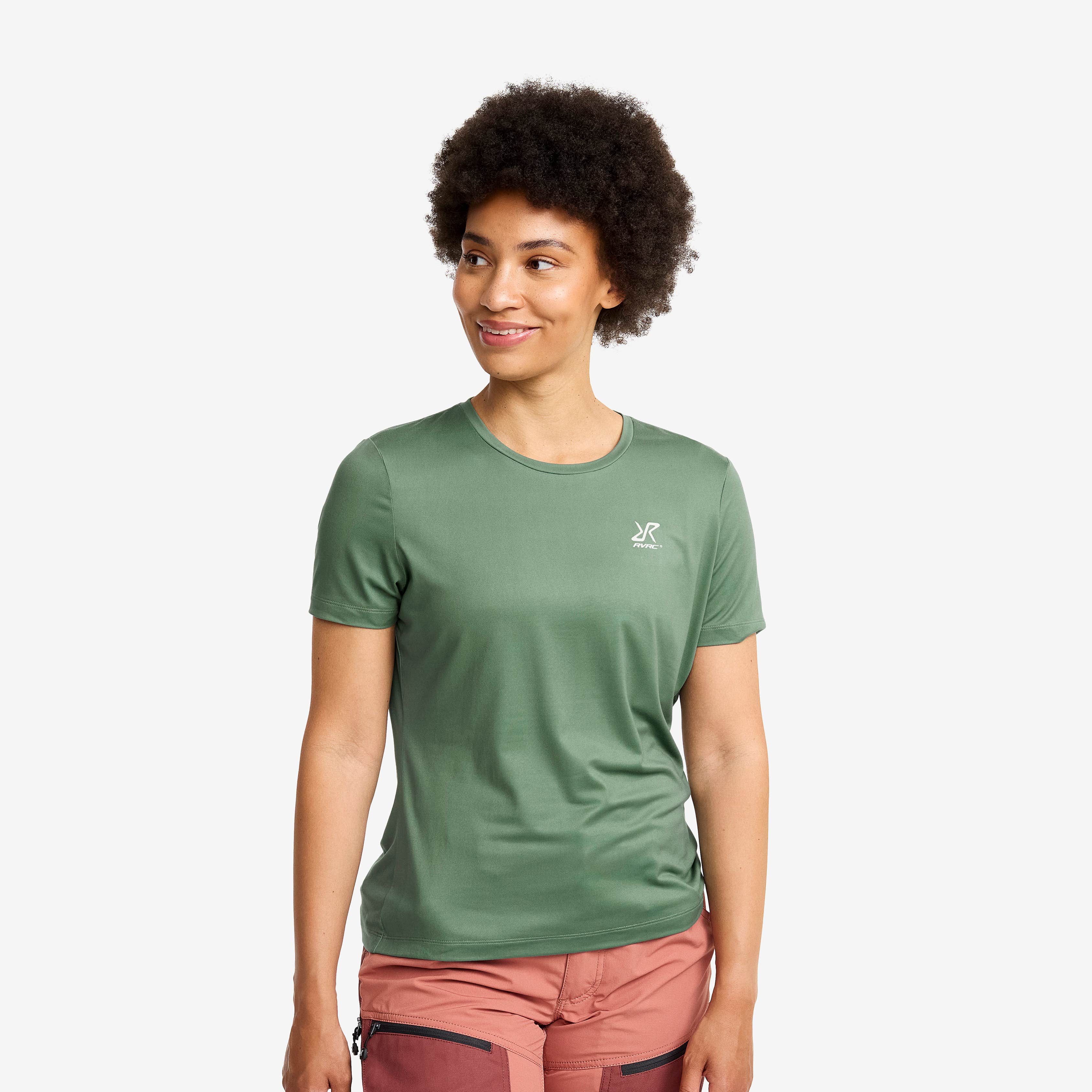 Mission T-shirt Dame Dusty Green