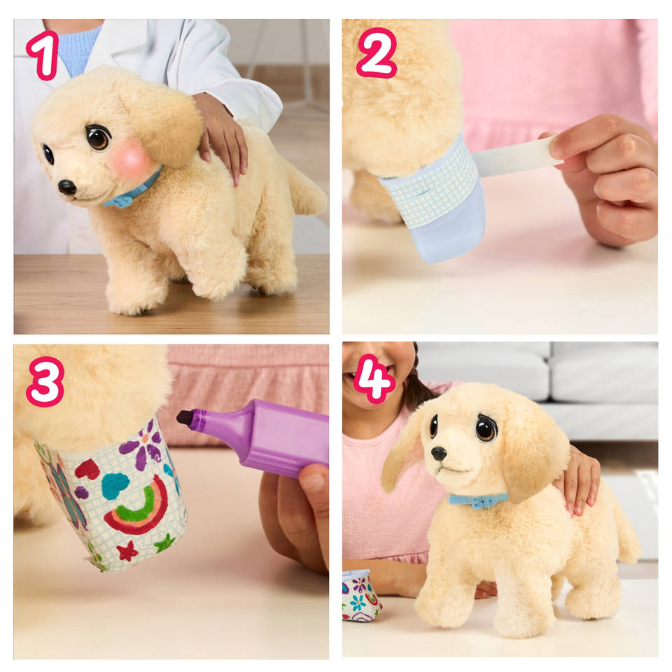 Little Live Pets Ouchies Puppy Cooper interactieve knuffel