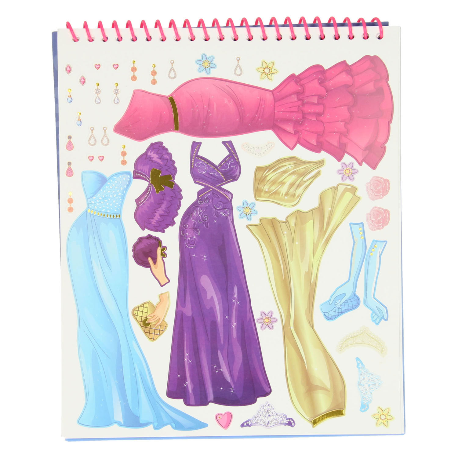 Besties Fashion Design Kleur- en Stickerboek met Stencils