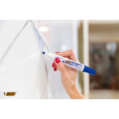 BIC VELLEDA 1701 - Marqueur effaçable - pointe ogive - bleu