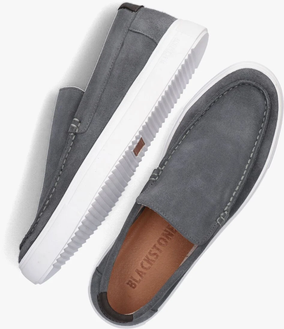 BLACKSTONE grijze blackstone loafers giulio
