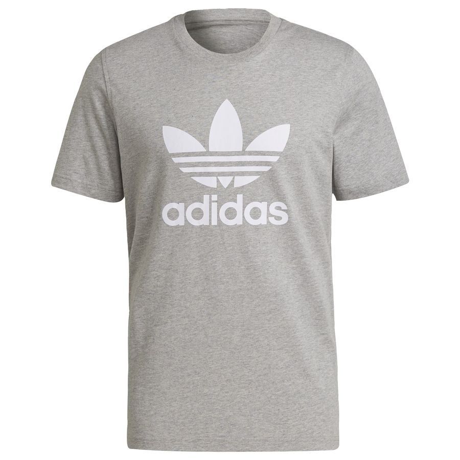 adidas Originals T-Shirt Adicolor Classics Trefoil - Gris/Blanc